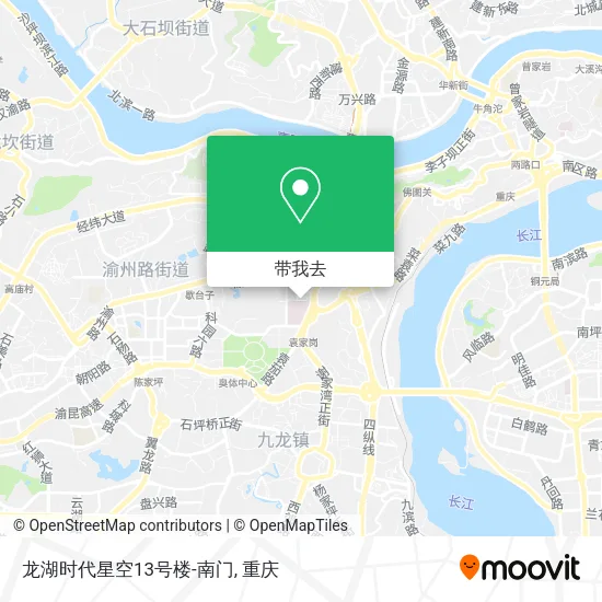龙湖时代星空13号楼-南门地图