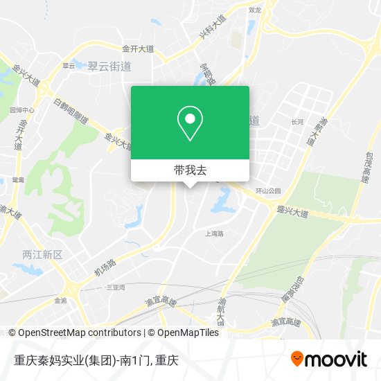 重庆秦妈实业(集团)-南1门地图