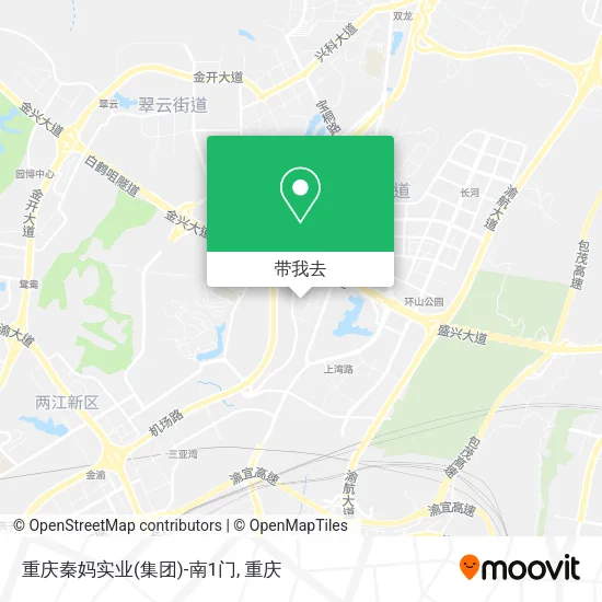 重庆秦妈实业(集团)-南1门地图