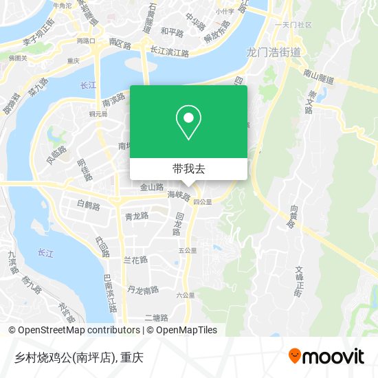 乡村烧鸡公(南坪店)地图