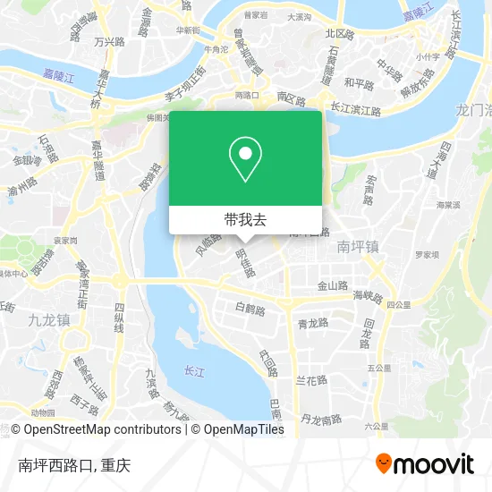 南坪西路口地图