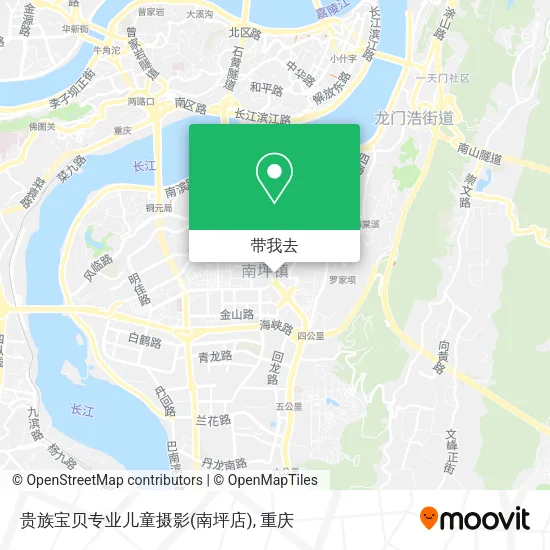 贵族宝贝专业儿童摄影(南坪店)地图