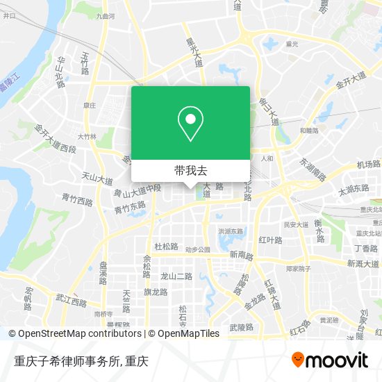 重庆子希律师事务所地图