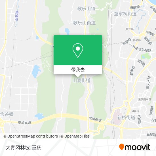 大青冈林坡地图