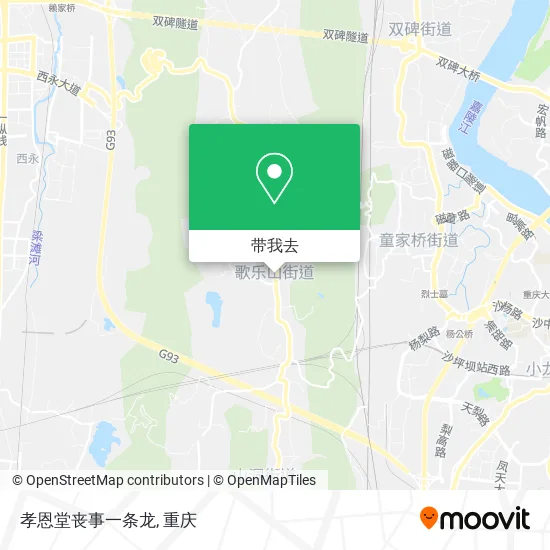 孝恩堂丧事一条龙地图