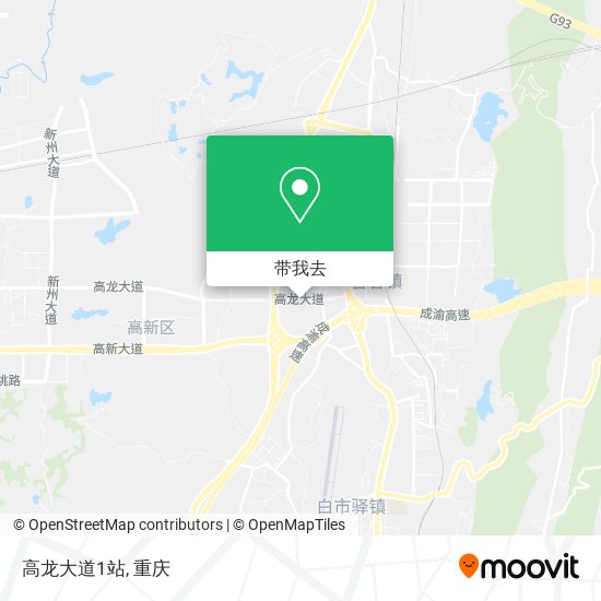 高龙大道1站地图