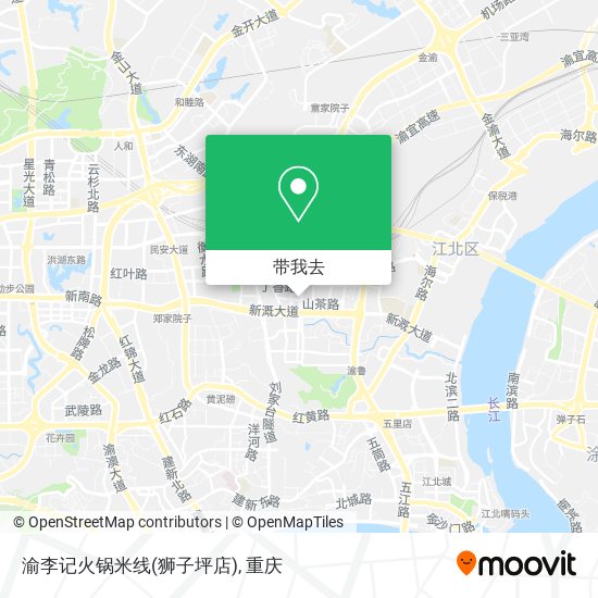 渝李记火锅米线(狮子坪店)地图