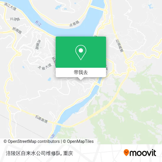 涪陵区自来水公司维修队地图