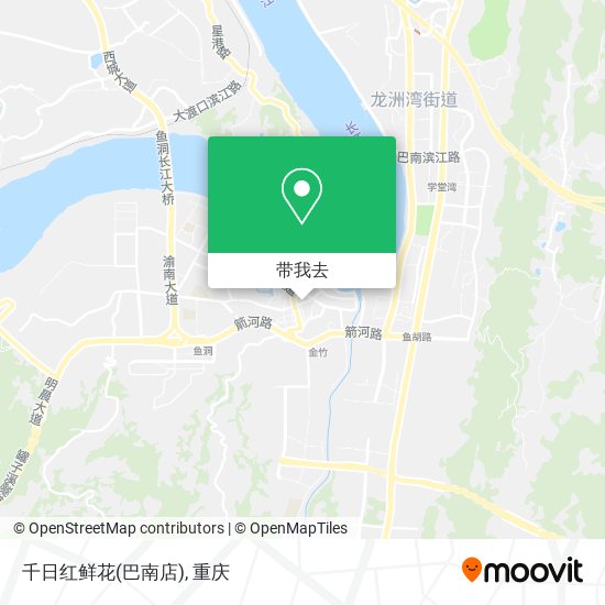 千日红鲜花(巴南店)地图