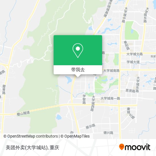 美团外卖(大学城站)地图