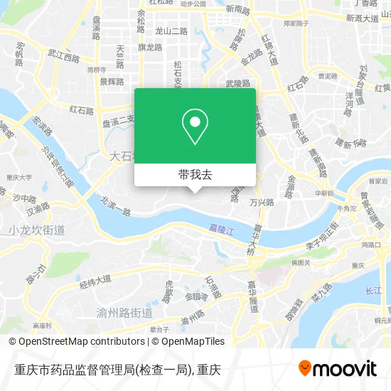 重庆市药品监督管理局(检查一局)地图