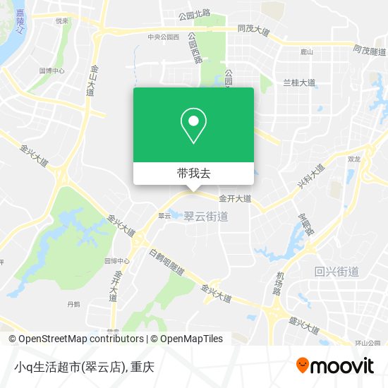 小q生活超市(翠云店)地图