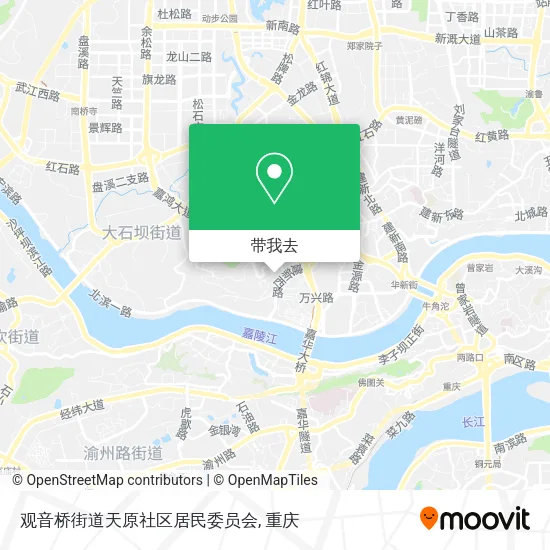 观音桥街道天原社区居民委员会地图