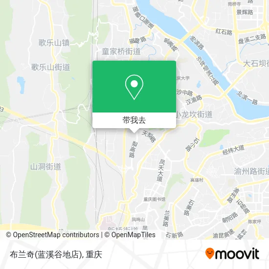 布兰奇(蓝溪谷地店)地图