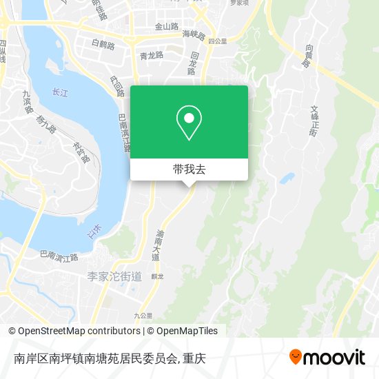 南岸区南坪镇南塘苑居民委员会地图