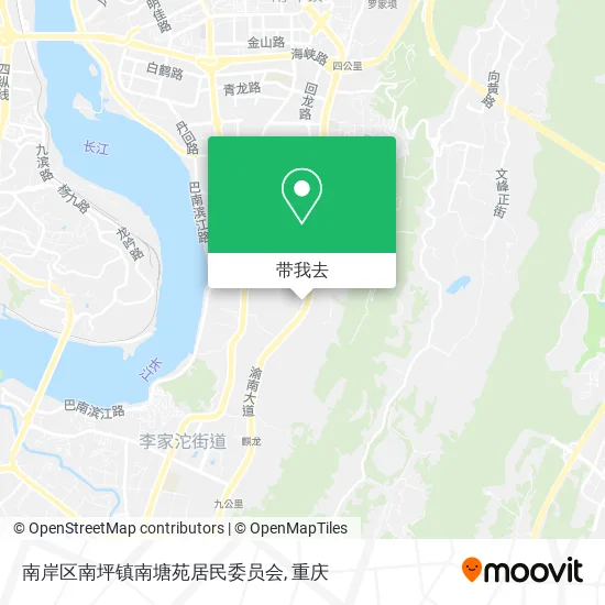 南岸区南坪镇南塘苑居民委员会地图