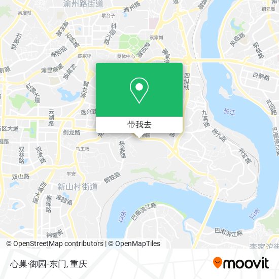 心巢·御园-东门地图