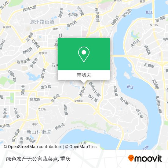 绿色农产无公害蔬菜点地图