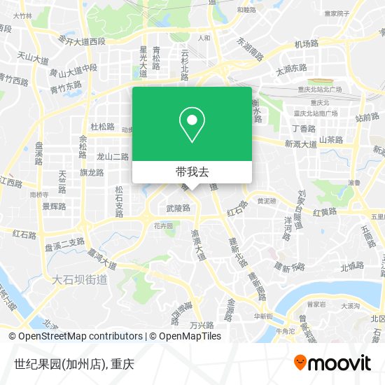 世纪果园(加州店)地图