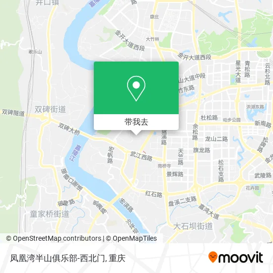 凤凰湾半山俱乐部-西北门地图