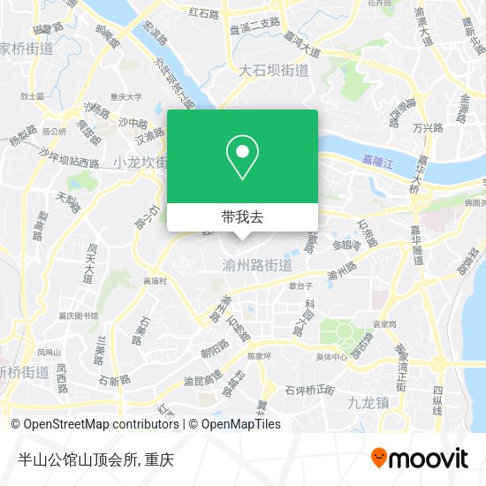 半山公馆山顶会所地图