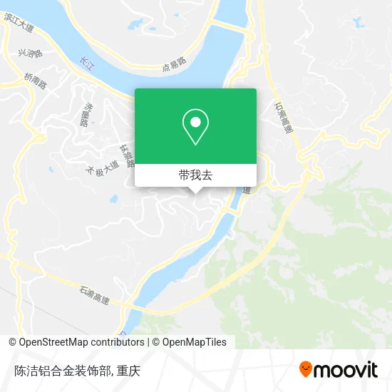 陈洁铝合金装饰部地图