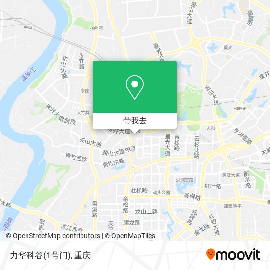 力华科谷(1号门)地图