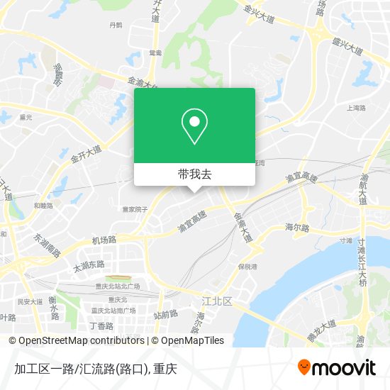 加工区一路/汇流路(路口)地图