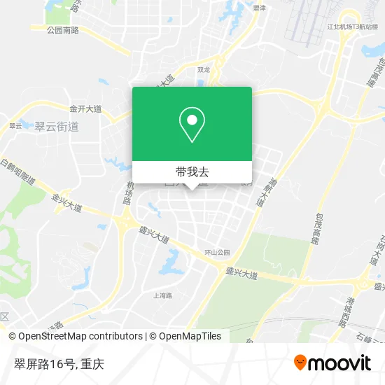 翠屏路16号地图