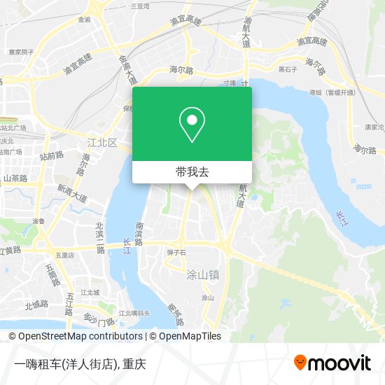 一嗨租车(洋人街店)地图