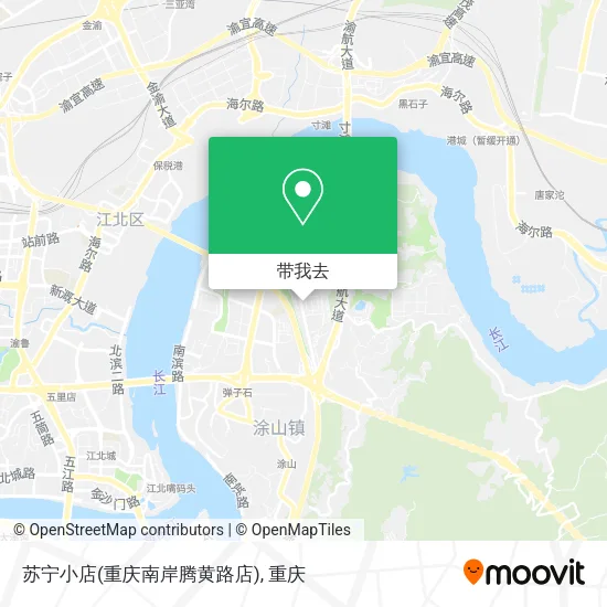 苏宁小店(重庆南岸腾黄路店)地图
