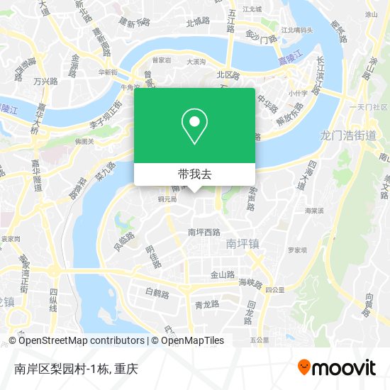 南岸区梨园村-1栋地图
