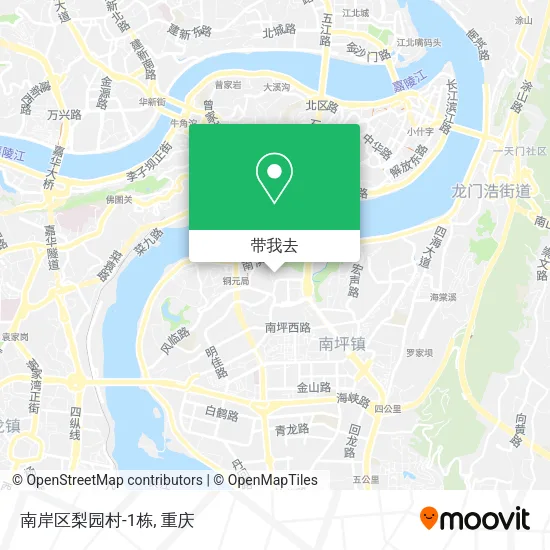 南岸区梨园村-1栋地图