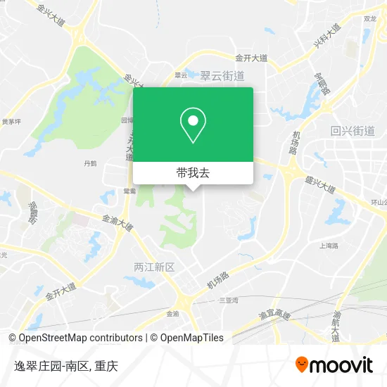 逸翠庄园-南区地图