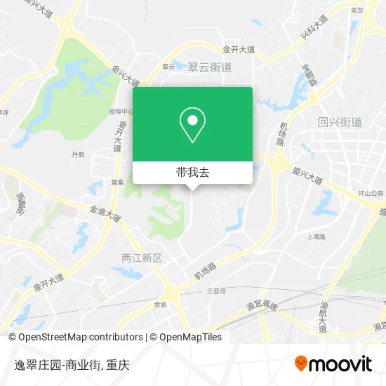 逸翠庄园-商业街地图
