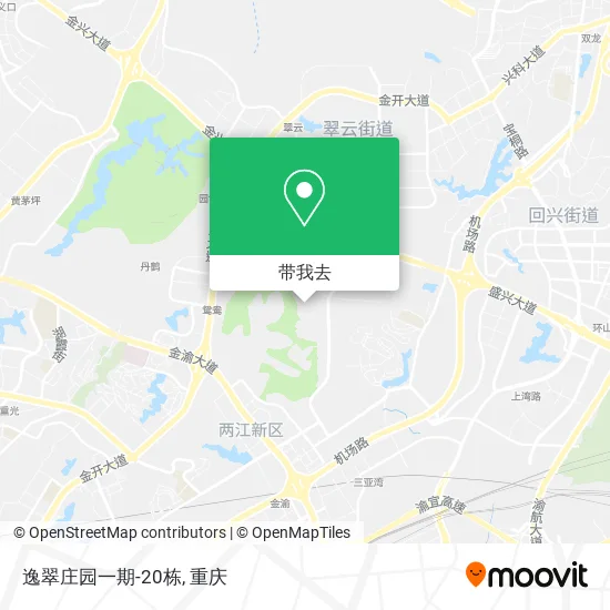 逸翠庄园一期-20栋地图