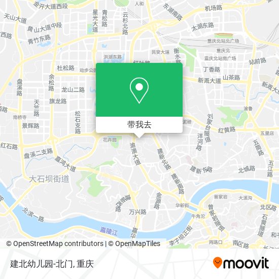 建北幼儿园-北门地图
