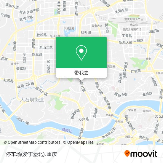停车场(爱丁堡北)地图