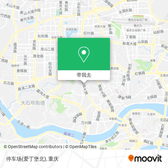 停车场(爱丁堡北)地图
