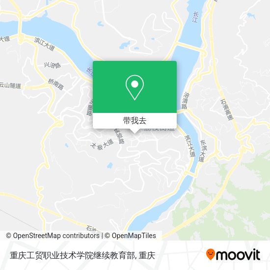 重庆工贸职业技术学院继续教育部地图