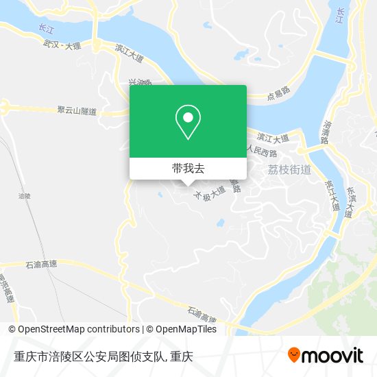 重庆市涪陵区公安局图侦支队地图