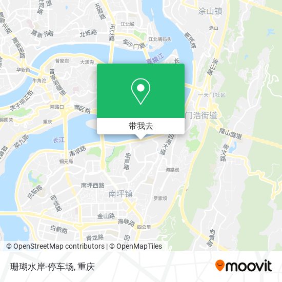 珊瑚水岸-停车场地图
