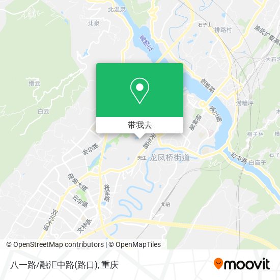 八一路/融汇中路(路口)地图