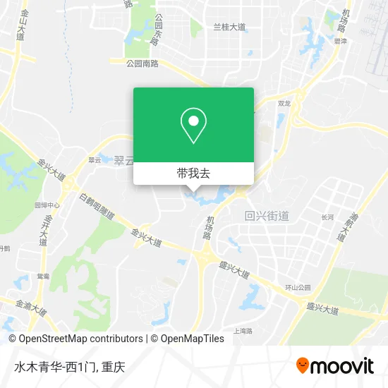 水木青华-西1门地图