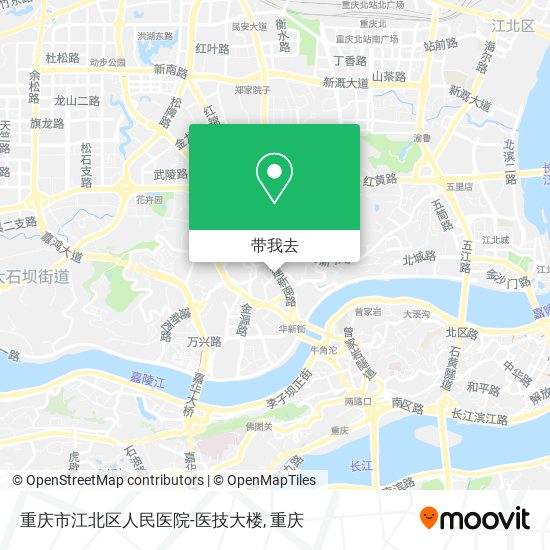 重庆市江北区人民医院-医技大楼地图