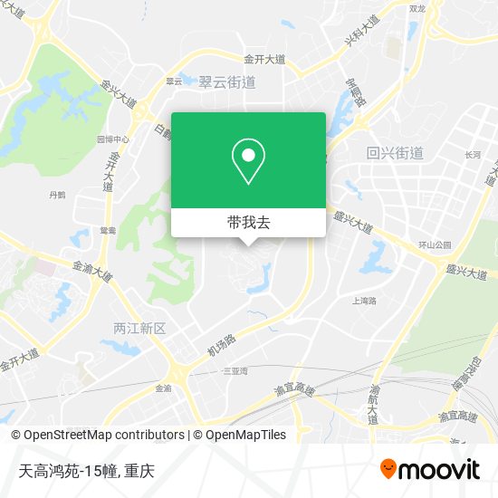 天高鸿苑-15幢地图
