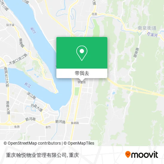 重庆翰悦物业管理有限公司地图