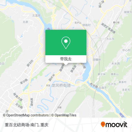 重百北碚商场-南门地图