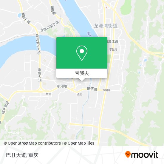 巴县大道地图