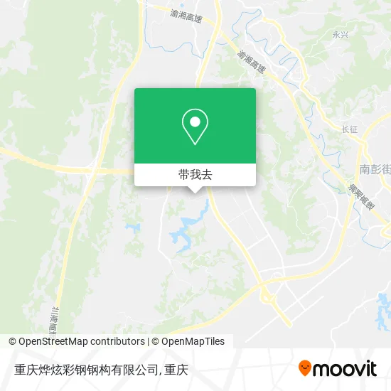 重庆烨炫彩钢钢构有限公司地图